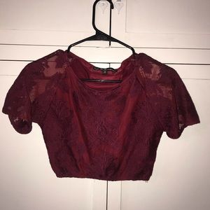 Two piece lace dress